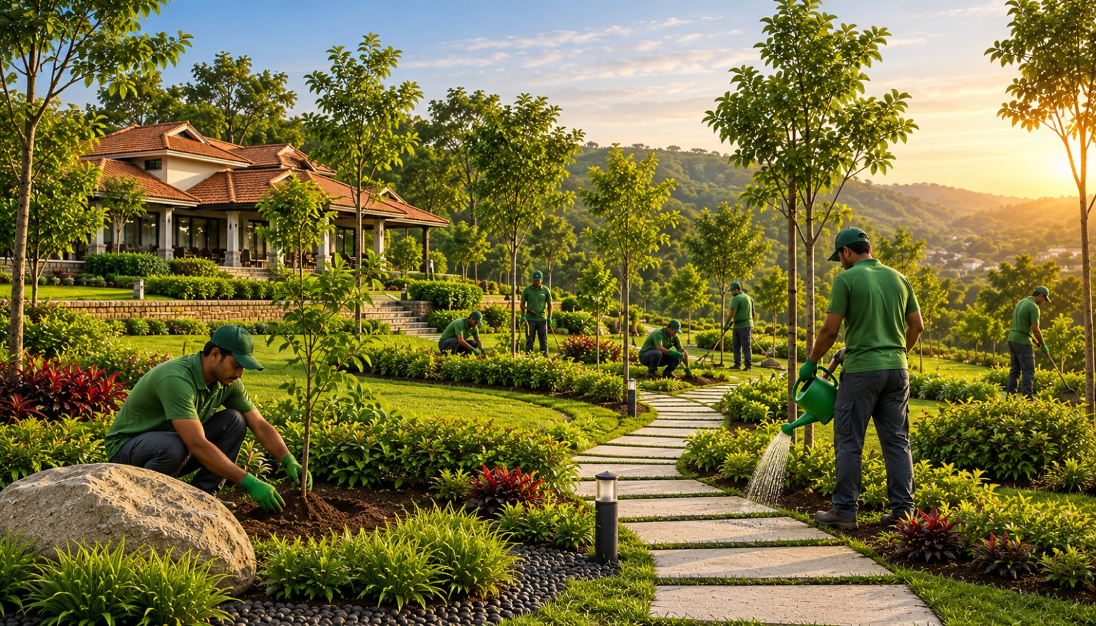Luxury landscape