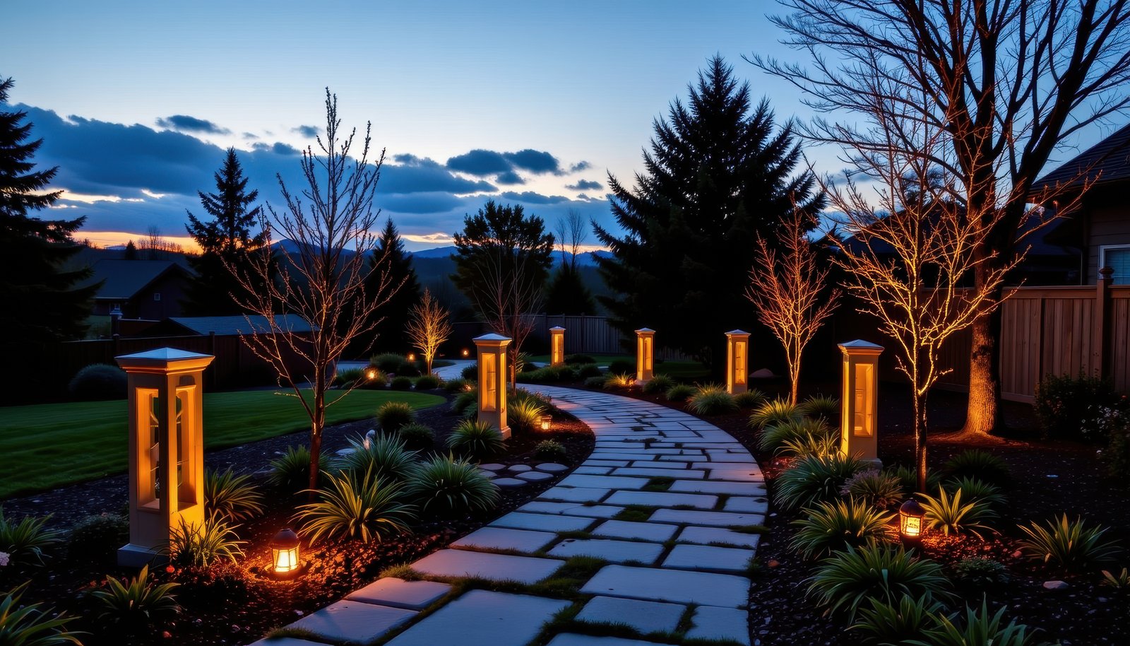 Outdoor Lighting Setup