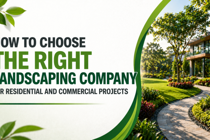How to Choose the Right Landscaping Company for Residential and Commercial Projects