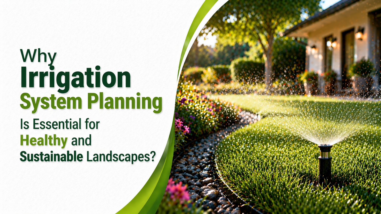 Why Irrigation System Planning Is Essential for Healthy and Sustainable Landscapes?